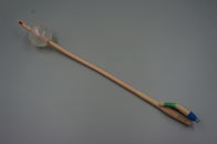 ISO 3 Way Latex Foley Catheter بالون 60-80ml غير سامة عملية